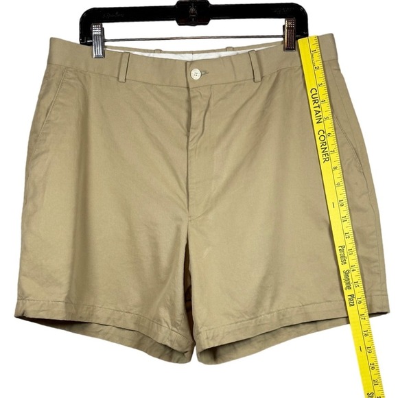 Vintage Fairway & Greene Women's Flat Front Chino Golf Shorts, Khaki, Size W35 - Picture 4 of 8